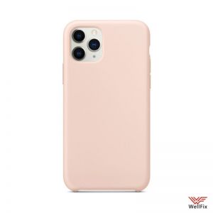 Изображение Силиконовый чехол для iPhone 11 бледно-розовый