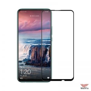 Изображение Защитное 3D стекло для Huawei P Smart Pro 2019 черное