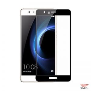 Изображение Защитное 3D стекло для Huawei Honor 8 черное