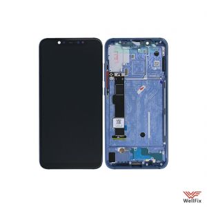 Изображение Дисплей Xiaomi Mi 8 в сборе синий (оригинал)
