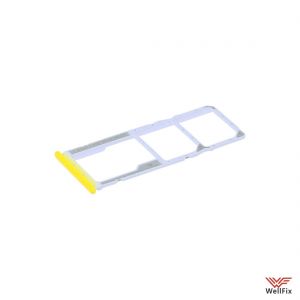 Изображение Сим лоток для Xiaomi Poco M4 Pro 5G желтый (оригинал)