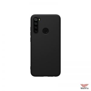 Изображение Силиконовый чехол для Xiaomi Redmi Note 8 черный (Nillkin Rubber)