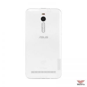 Изображение Силиконовый чехол для Asus ZenFone 2 ze550 / ze551 белый (Nillkin)