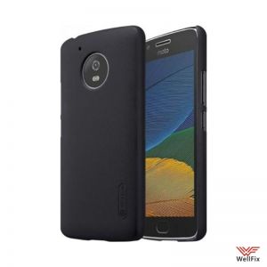 Изображение Пластиковый чехол для Motorola Moto G5S черный (Nillkin)