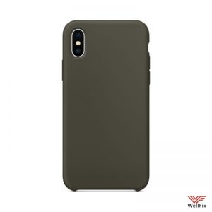 Изображение Силиконовый чехол для iPhone X, XS оливковый