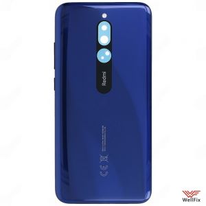 Изображение Задняя крышка для Xiaomi Redmi 8 синяя (оригинал)