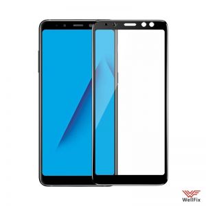 Изображение Защитное 5D стекло для Samsung Galaxy A8 Plus (2018) SM-A730F черное