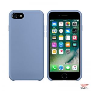 Изображение Силиконовый чехол для iPhone 7/8 голубой