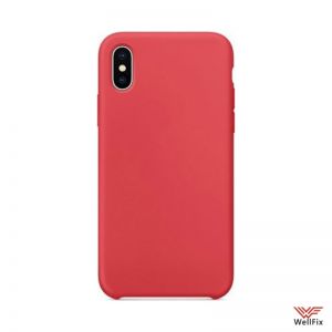 Изображение Силиконовый чехол для iPhone X, XS коралловый