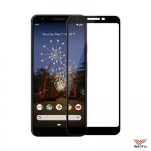 Изображение Защитное 3D стекло для Google Pixel 3A черное