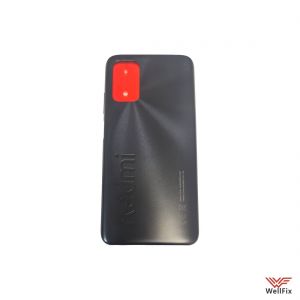 Изображение Задняя крышка для Xiaomi Redmi 9T NFC черная (оригинал)