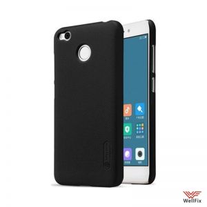 Изображение Пластиковый чехол для Xiaomi Redmi 4X черный (Nillkin)