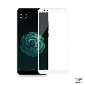 Изображение Защитное 3D стекло для Xiaomi Mi A2 / Mi6X белое