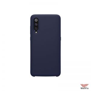 Изображение Силиконовый чехол для Xiaomi Mi9 синий (Nillkin Flex Pure)