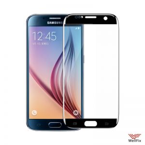 Изображение Защитное 5D стекло для Samsung Galaxy S6 Edge SM-G925F черное