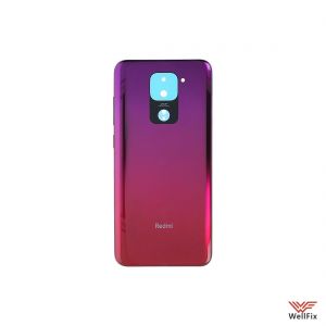 Изображение Задняя крышка для Xiaomi Redmi Note 9 красная (оригинал)