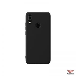 Изображение Силиконовый чехол для Xiaomi Redmi Note 7 черный (Nillkin Rubber)