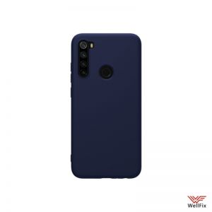 Изображение Силиконовый чехол для Xiaomi Redmi Note 8 синий (Nillkin Rubber)