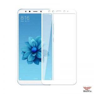 Изображение Защитное 5D стекло для Xiaomi Mi A2 / Mi6X белое