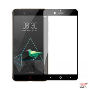 Изображение Защитное 3D стекло для ZTE Nubia Z17 mini черное