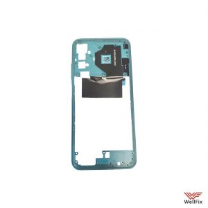 Изображение Средняя часть корпуса Xiaomi Redmi Note 10 5G / Redmi Note 10T зеленая (оригинал)
