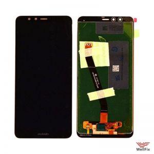 Изображение Дисплей для Huawei Y9 (2018) в сборе черный