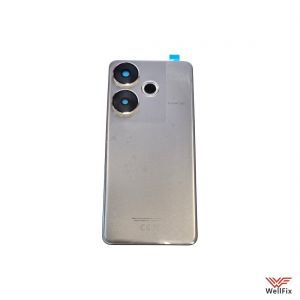 Изображение Задняя крышка для Xiaomi Poco F6 золотая (оригинал)