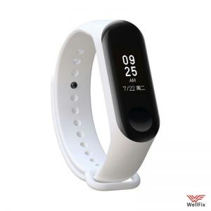 Изображение Силиконовый ремешок Xiaomi Mi Band 3 белый