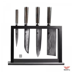 Изображение Набор ножей из дамасской стали HuoHou Set of 5 Damascus Knife Sets HU0073