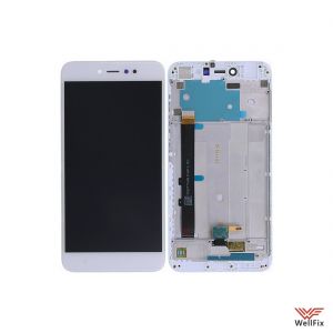 Изображение Дисплей Xiaomi Redmi Note 5A в сборе белый (оригинал)