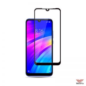 Изображение Защитное 3D стекло для Xiaomi Redmi 7A черное