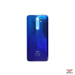 Изображение Задняя крышка для Xiaomi Redmi Note 8 Pro синяя (оригинал)