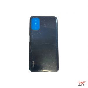 Изображение Задняя крышка для Xiaomi Redmi Note 10T черная (оригинал)