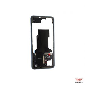 Фото Средняя часть корпуса Xiaomi Poco X4 GT синяя (оригинал) Изображение Средняя часть корпуса Xiaomi Poco X4 GT синяя (оригинал)