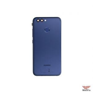 Изображение Задняя крышка для Huawei Nova 2 в сборе с аккумулятором синяя (оригинал)