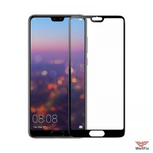 Изображение Защитное 3D стекло для Huawei P20 Pro черное