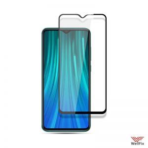 Изображение Защитное 5D стекло для Xiaomi Redmi Note 8 Pro черное