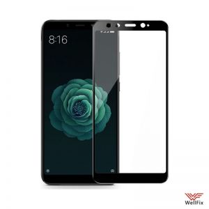 Изображение Защитное 3D стекло для Xiaomi Mi6X черное