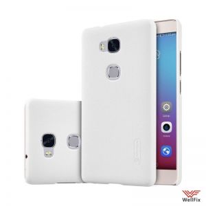 Изображение Пластиковый чехол для Huawei Honor 5X (GR5) белый (Nillkin)