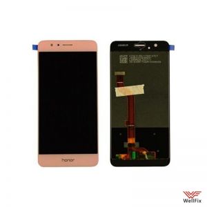 Изображение Дисплей для Huawei Honor 8 в сборе розовый