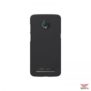 Изображение Пластиковый чехол для Motorola Moto Z3 Play черный (Nillkin)
