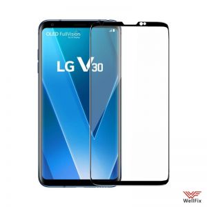 Изображение Защитное 5D стекло для LG V30+ (H930DS) черное
