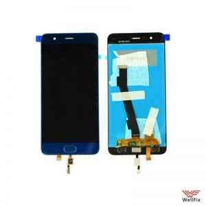 Изображение Дисплей для Xiaomi Mi Note 3 в сборе синий