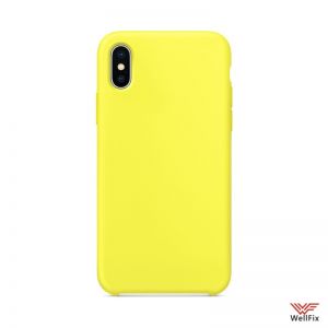 Изображение Силиконовый чехол для iPhone XR лимонный