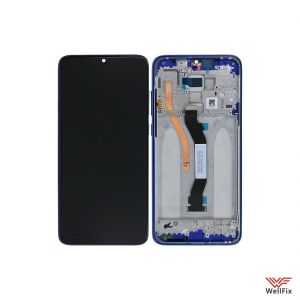Изображение Дисплей Xiaomi Redmi Note 9S в сборе синий (оригинал)