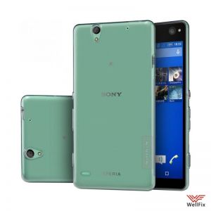 Изображение Силиконовый чехол для Sony Xperia C4 серый (Nillkin)