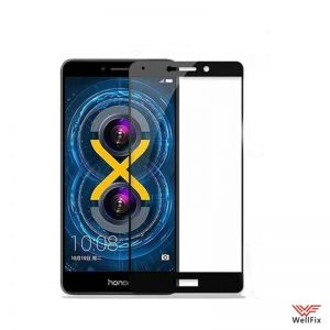 Изображение Защитное 3D стекло для Huawei Honor 6x черное