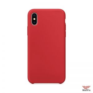 Изображение Силиконовый чехол для iPhone X, XS красный