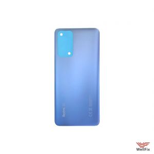 Изображение Задняя крышка для Xiaomi Redmi Note 11S 5G синяя (оригинал)