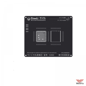 Изображение Трафарет QianLi 3D Black CPU A10 (iPhone 7, 7 Plus)